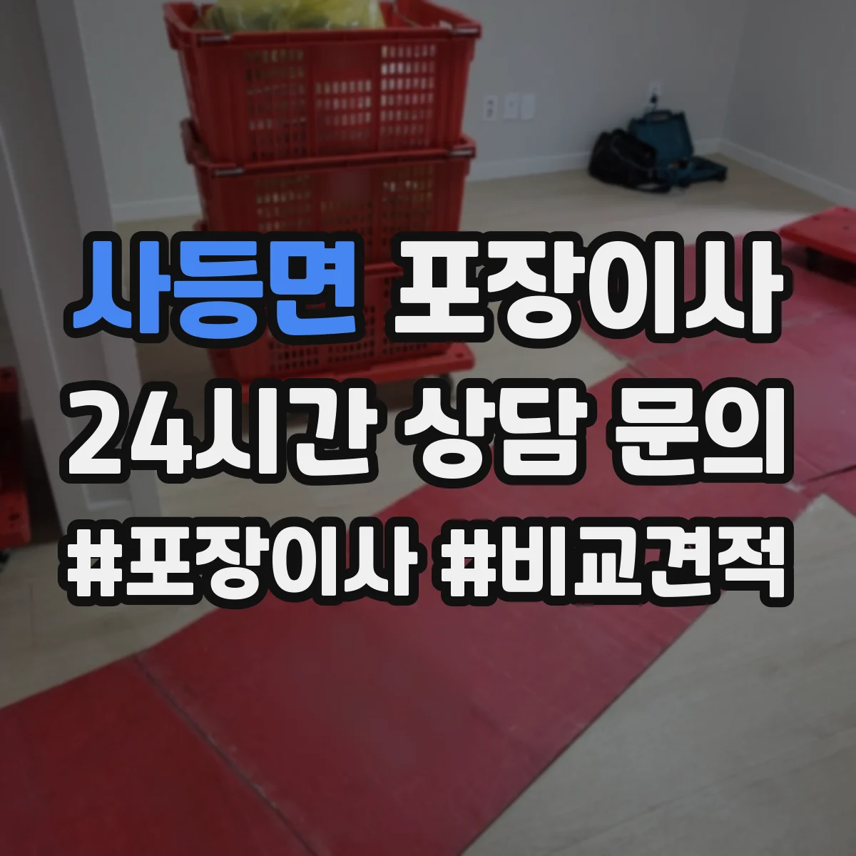 사등면 포장이사
