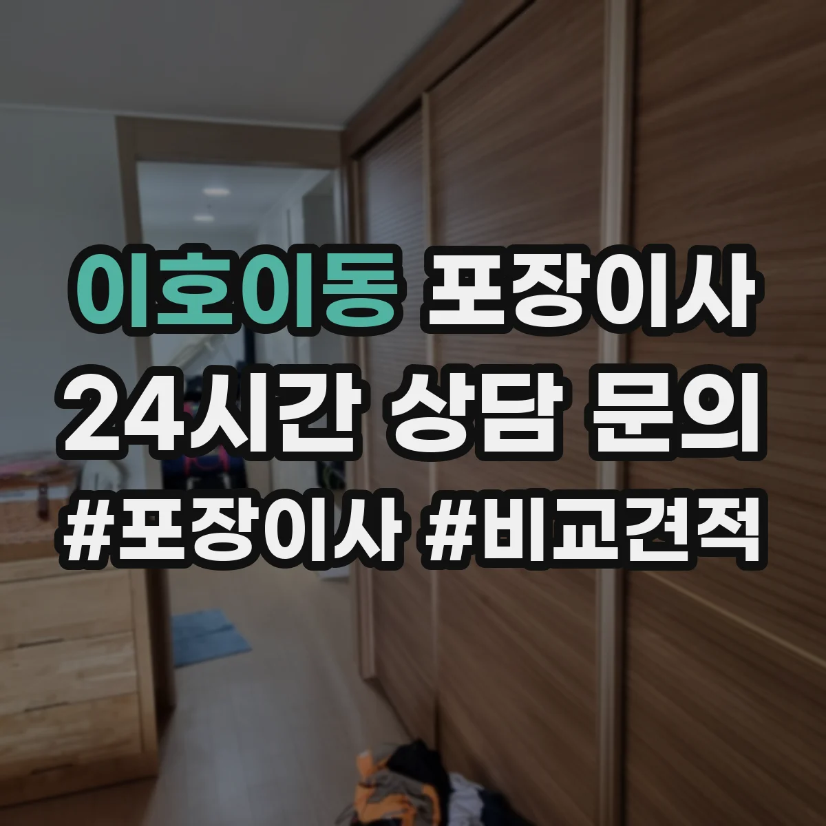 이호이동 포장이사