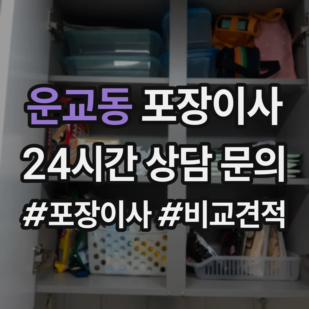 운교동 포장이사