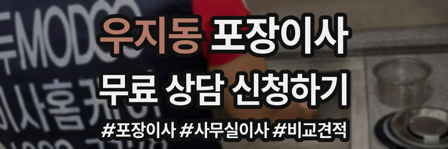 우지동 포장이사