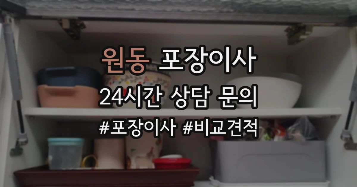 원동 포장이사
