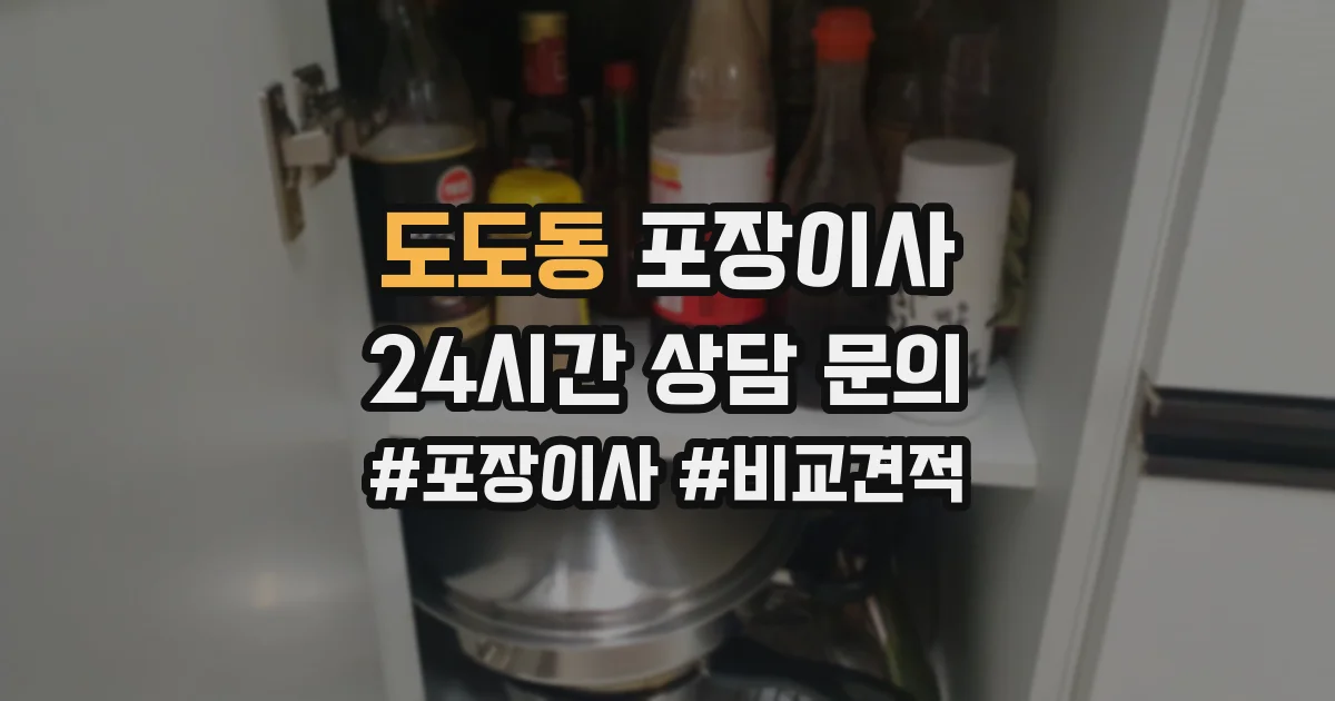 도도동 포장이사