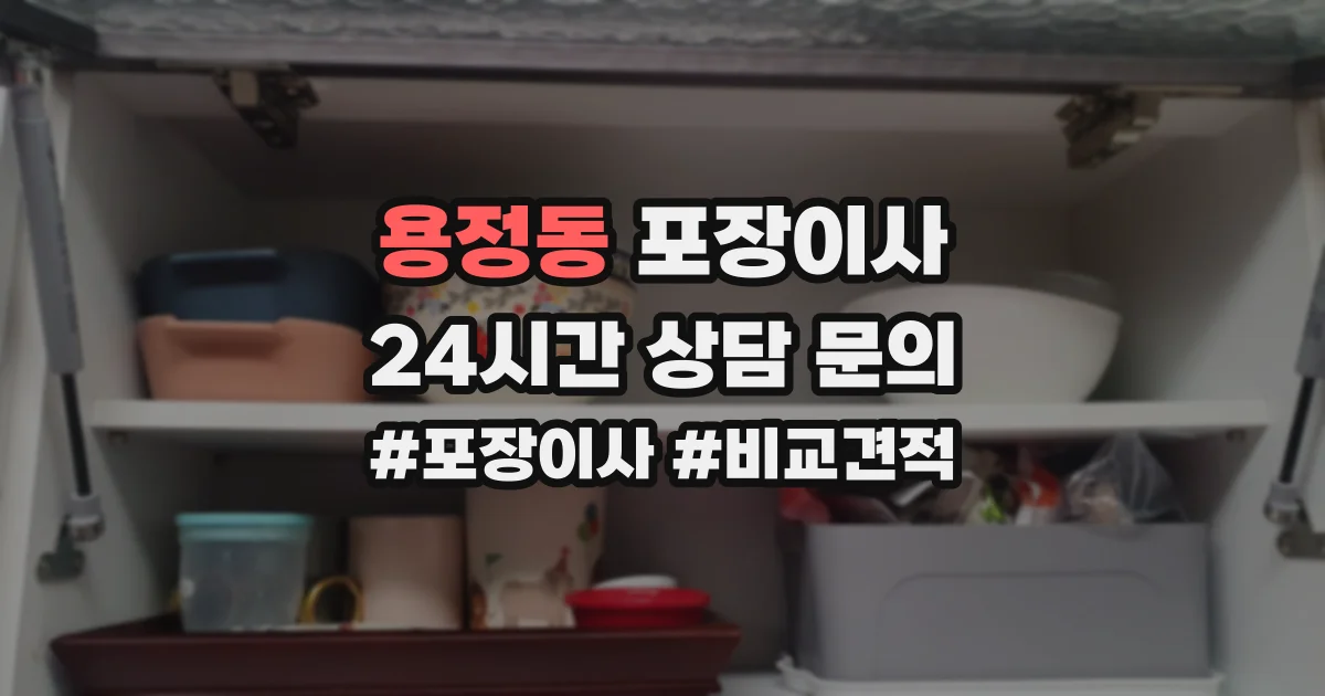 용정동 포장이사