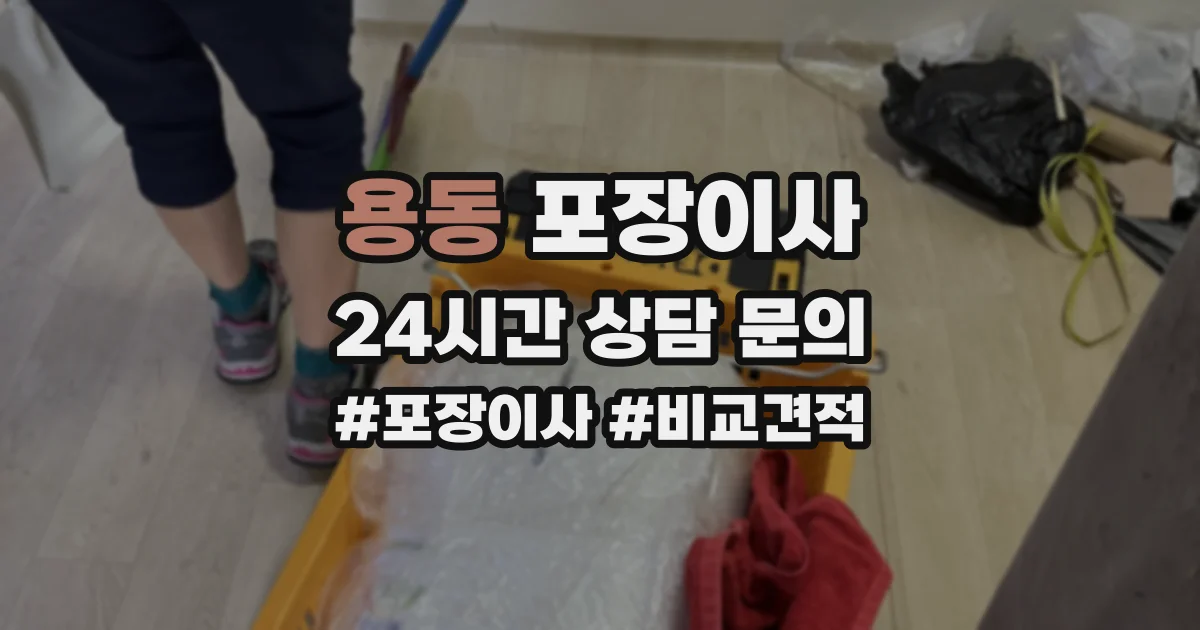 용동 포장이사