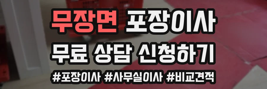 무장면 포장이사