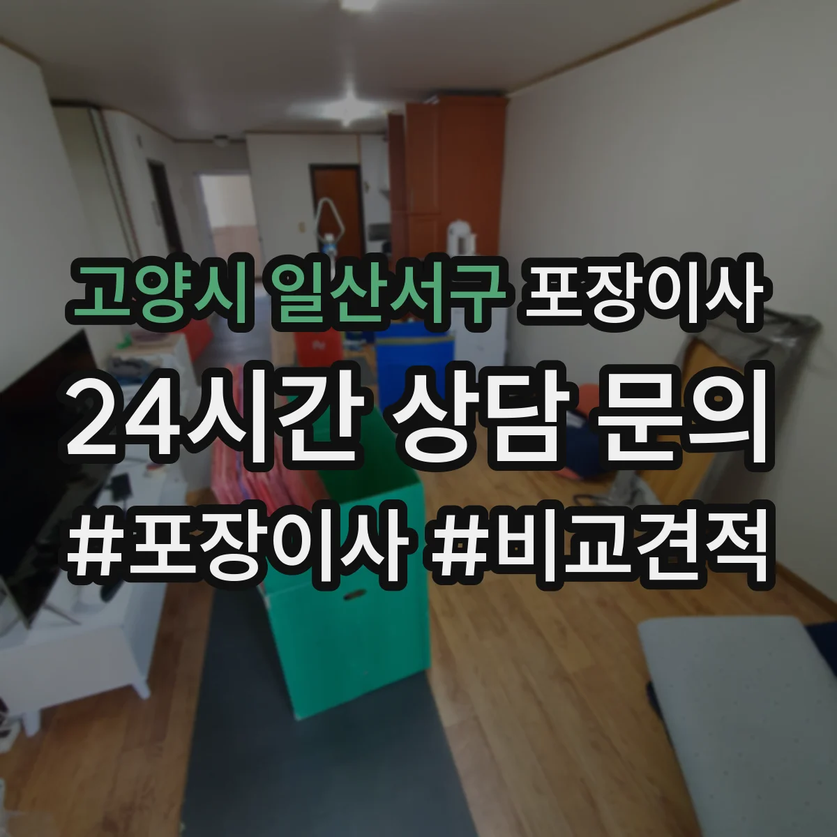 고양시 일산서구 포장이사 포장재 선택 기준이 달라지는 순간