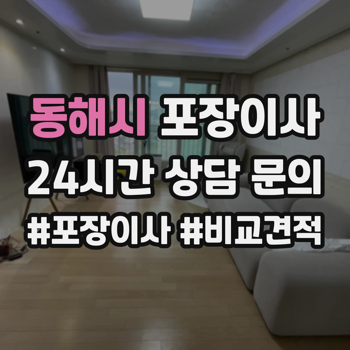 동해시 포장이사
