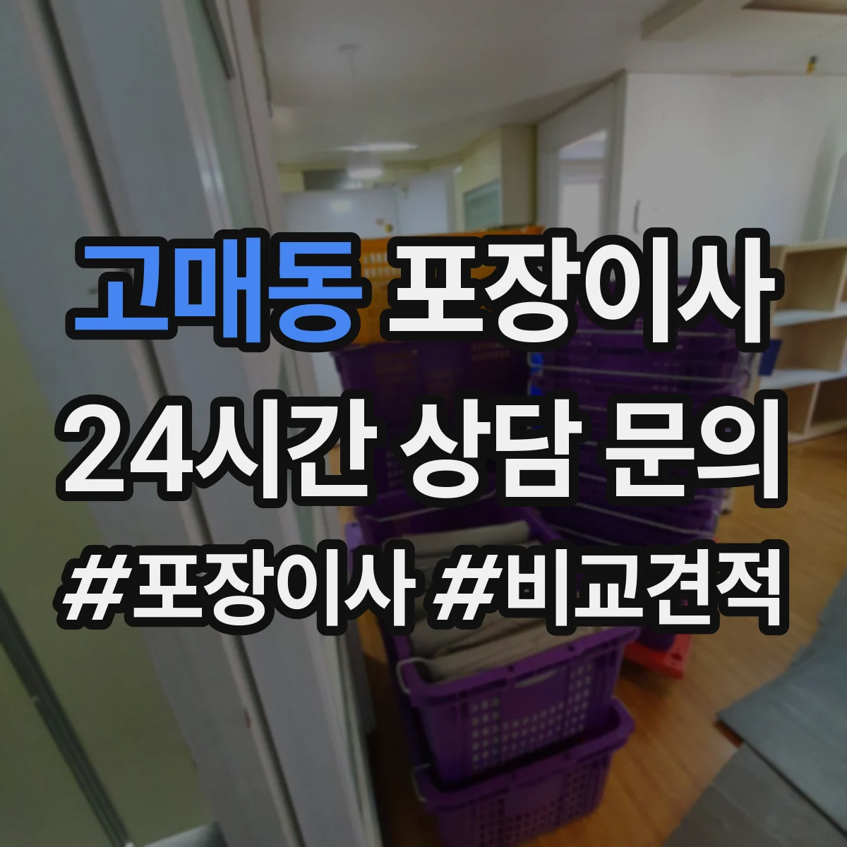 고매동 포장이사