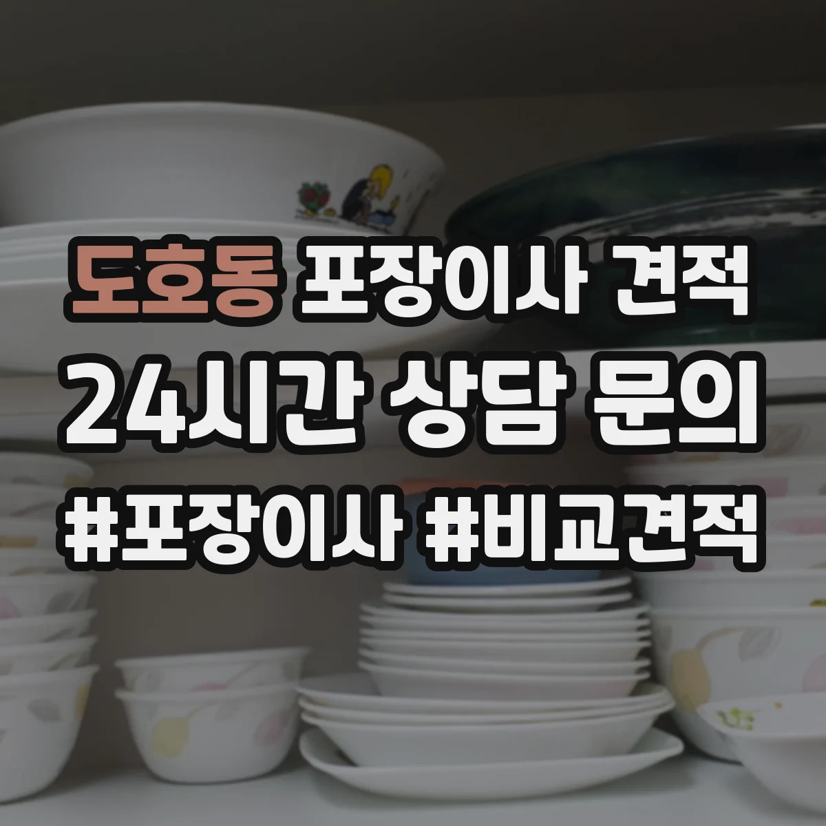 도호동 포장이사 견적