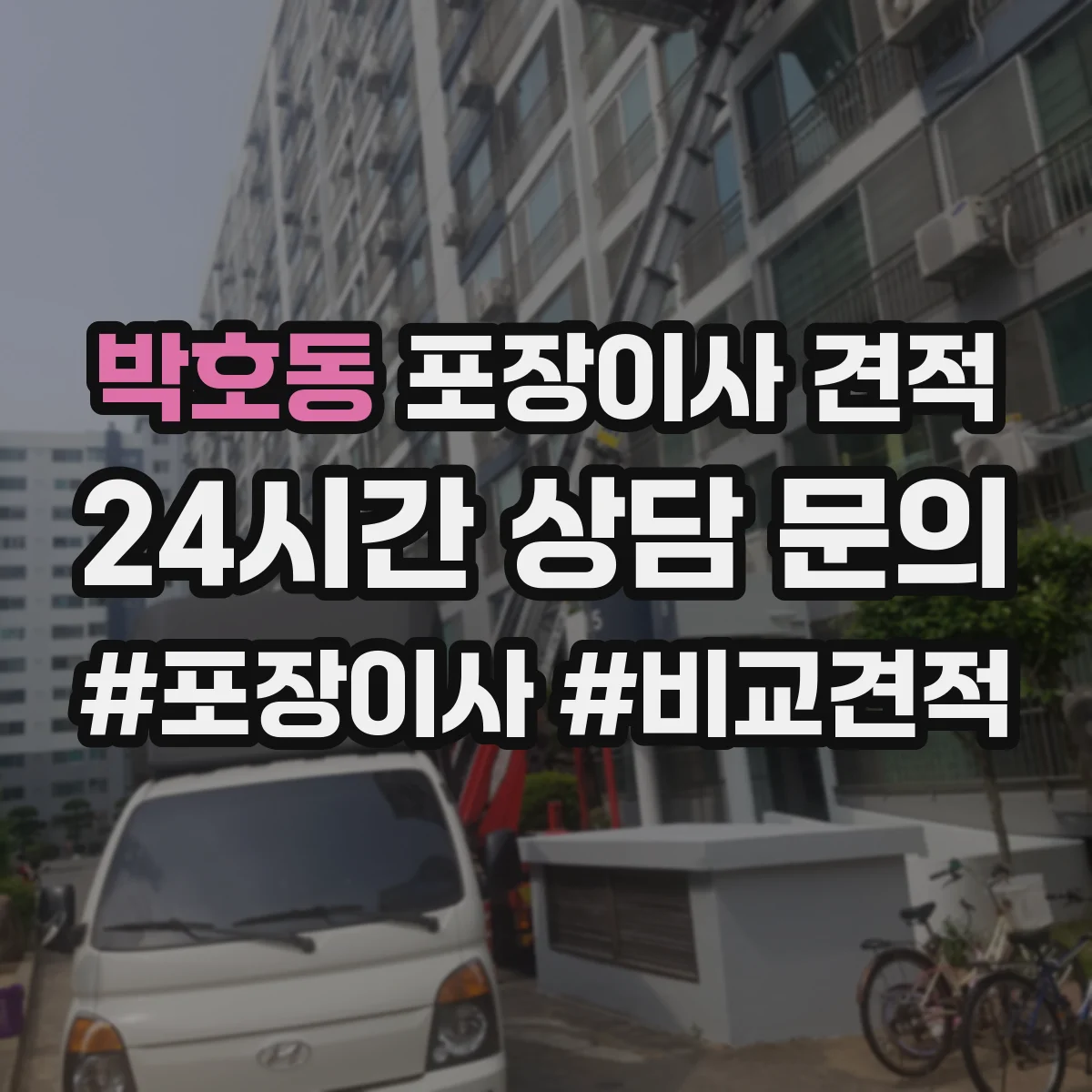 박호동 포장이사 견적