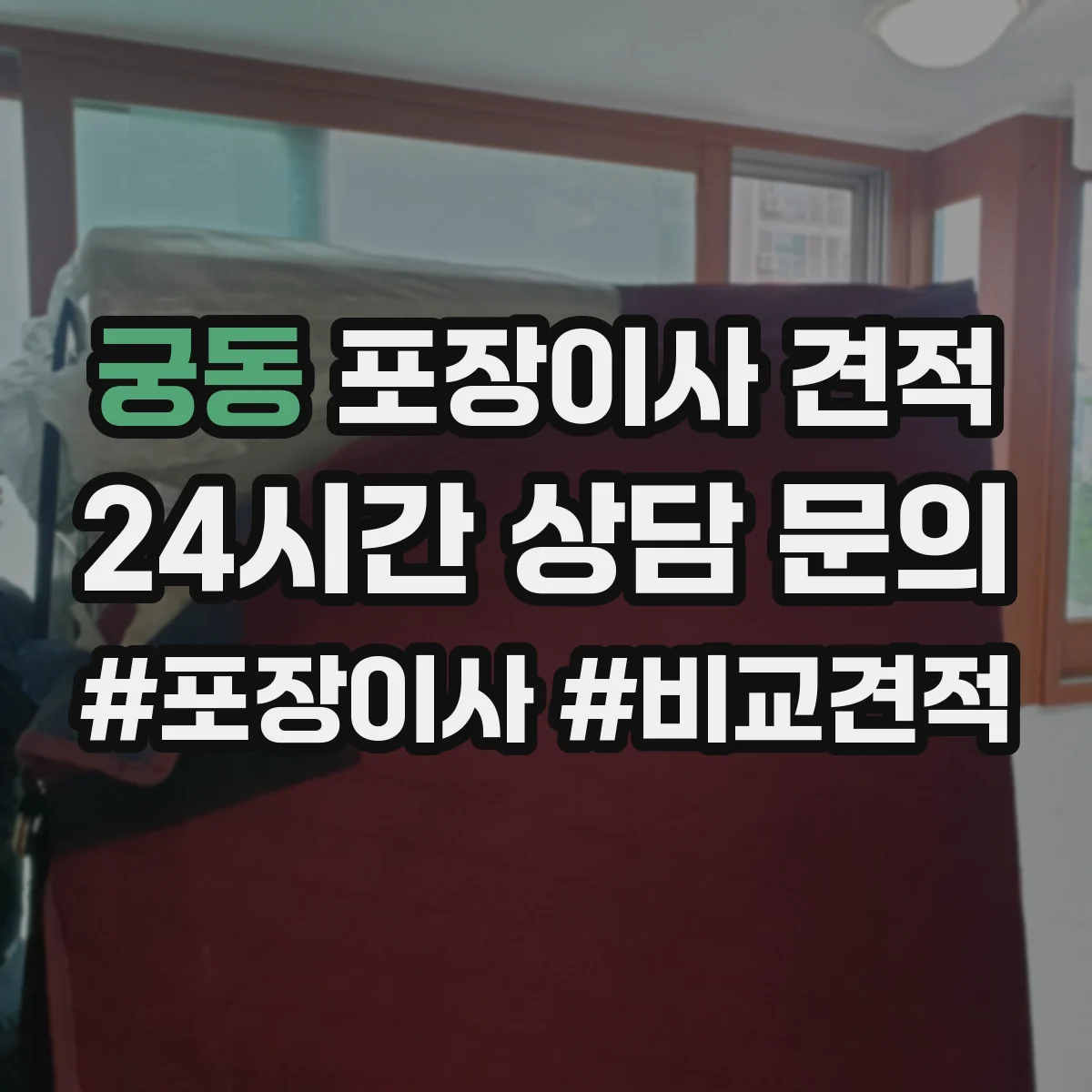 궁동 포장이사 견적