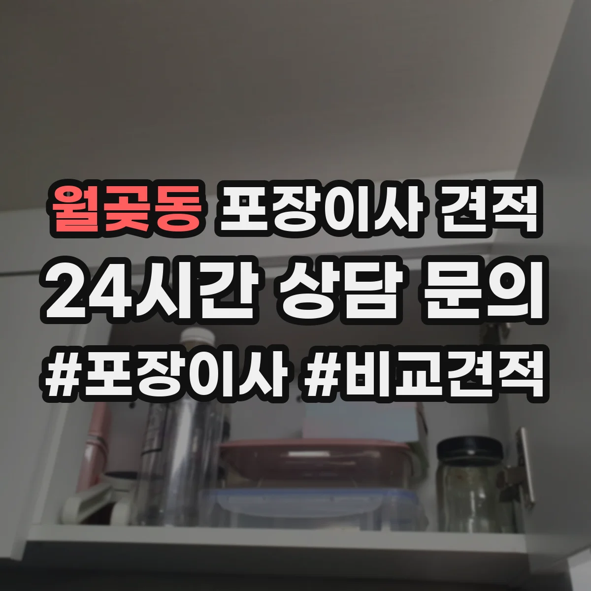 월곶동 포장이사 견적