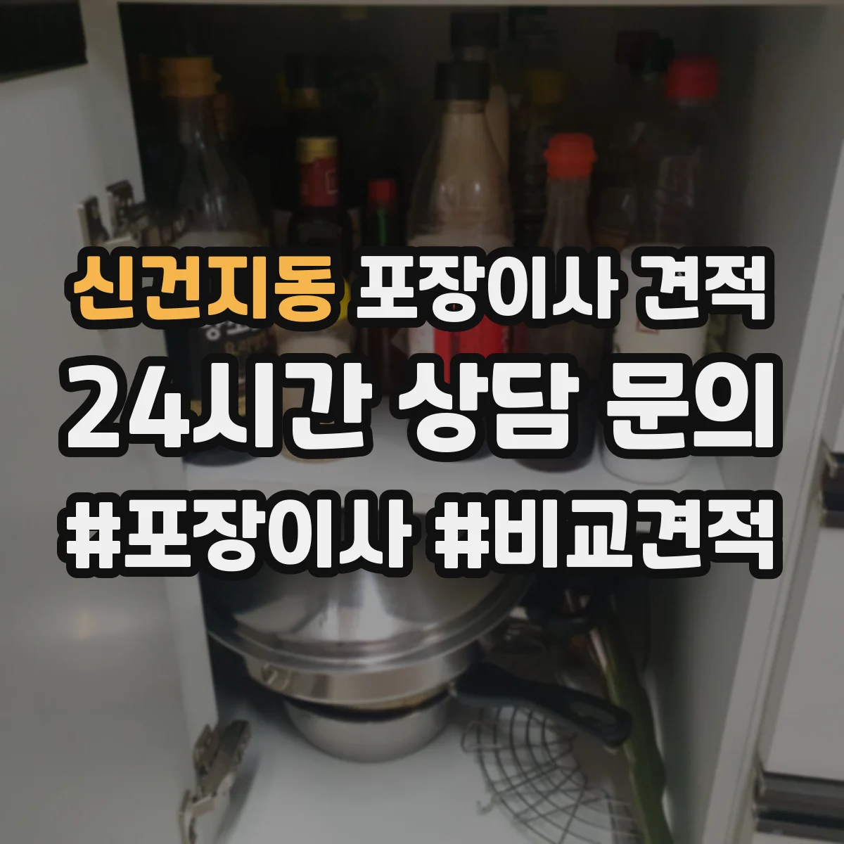 신건지동 포장이사 견적