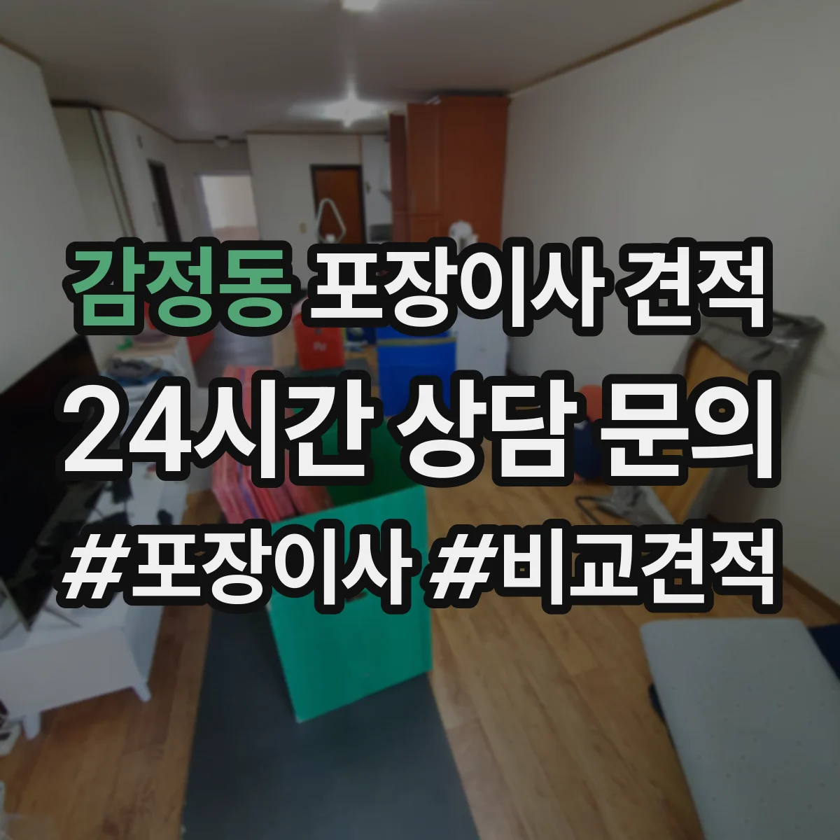 감정동 포장이사 견적