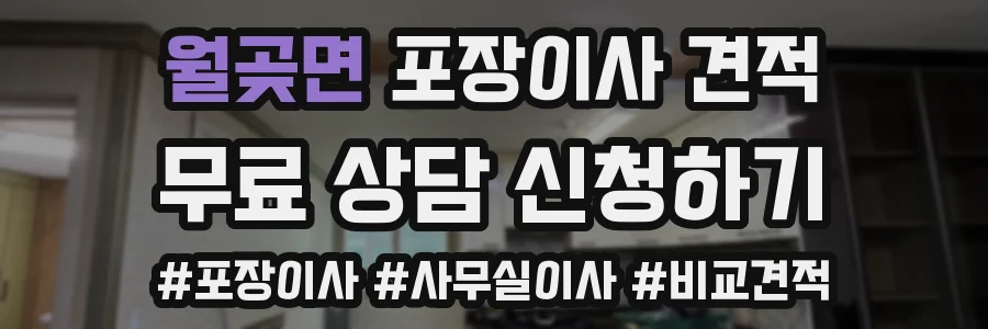 월곶면 포장이사 견적