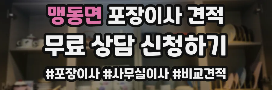 맹동면 포장이사 견적