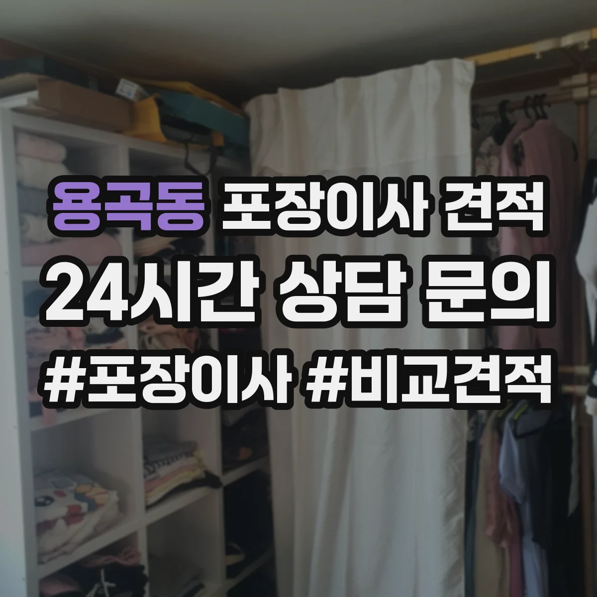 용곡동 포장이사 견적