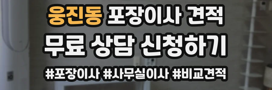 웅진동 포장이사 견적