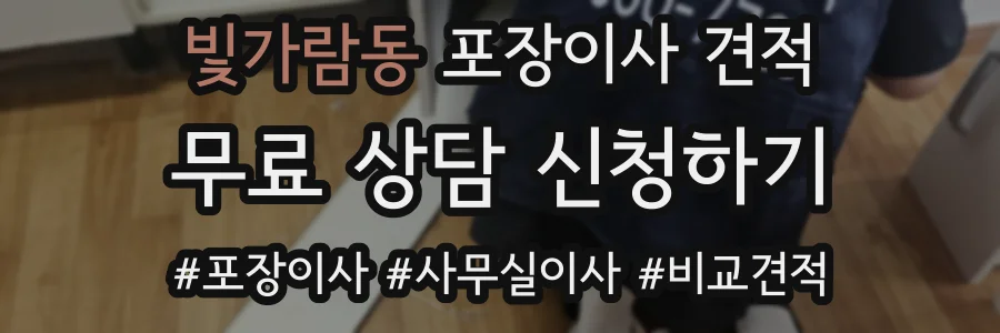 빛가람동 포장이사 견적