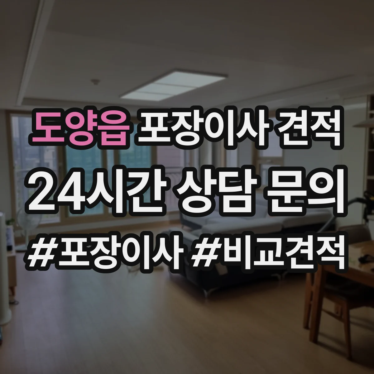 도양읍 포장이사 견적