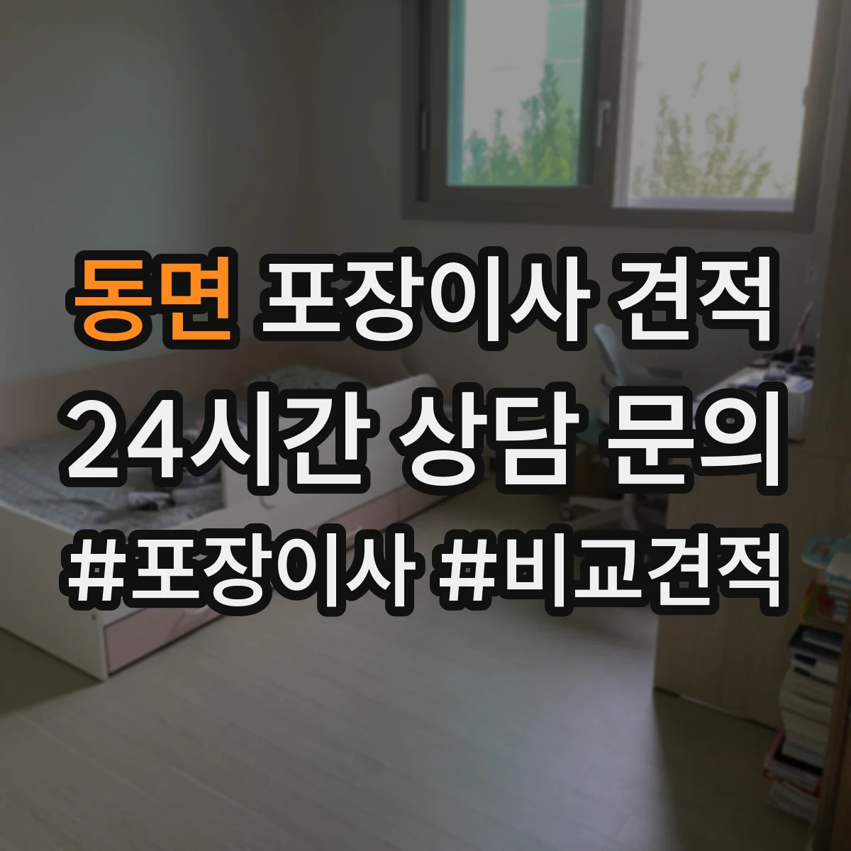 동면 포장이사 견적 투룸 이사일정에 따른 견적 차이 체크