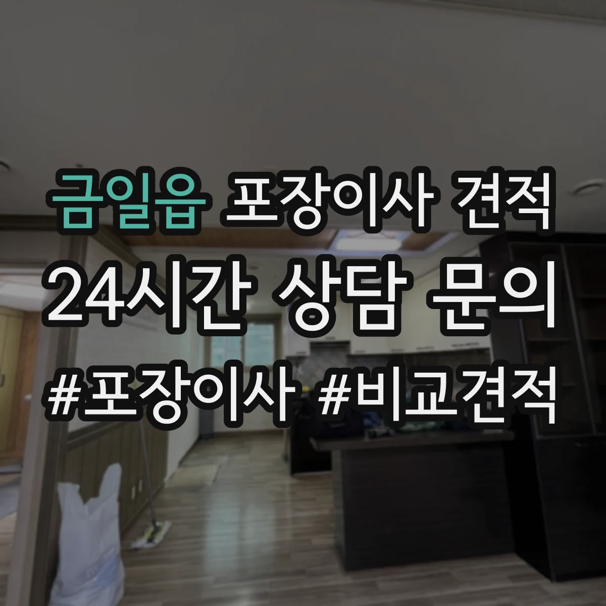 금일읍 포장이사 견적