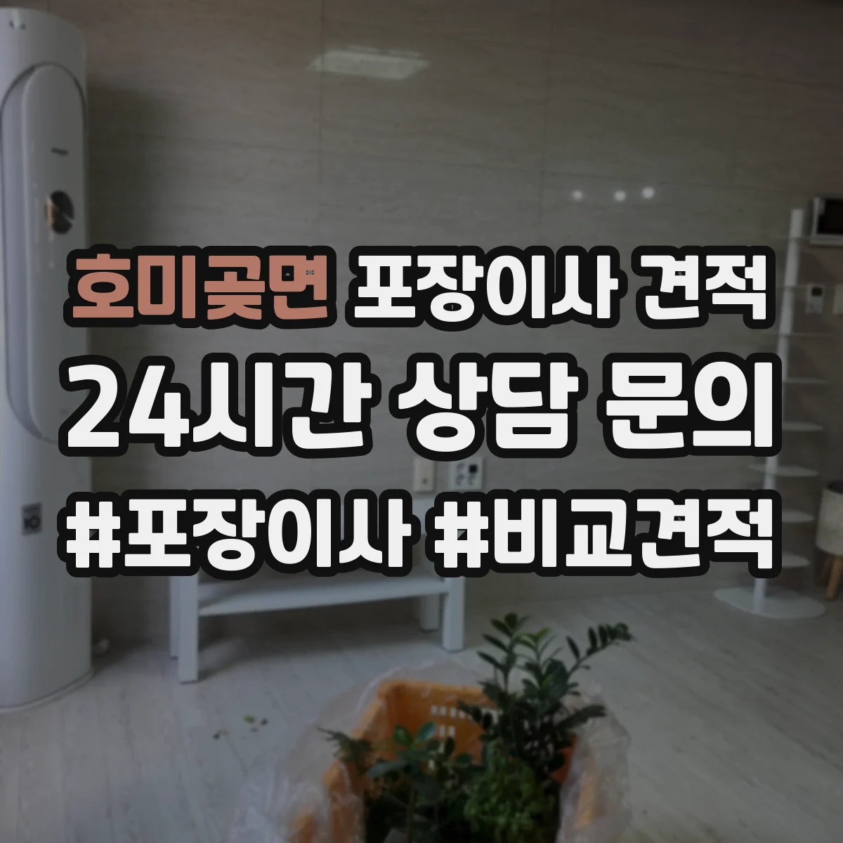 호미곶면 포장이사 견적 대형가전·TV 포장범위 체크 포인트