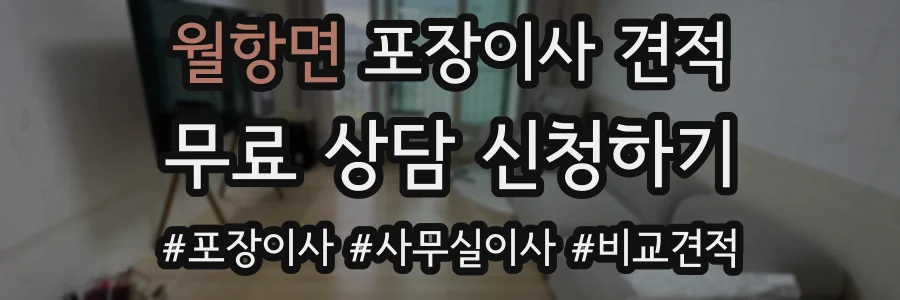 월항면 포장이사 견적