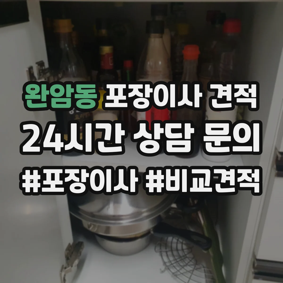 완암동 포장이사 견적