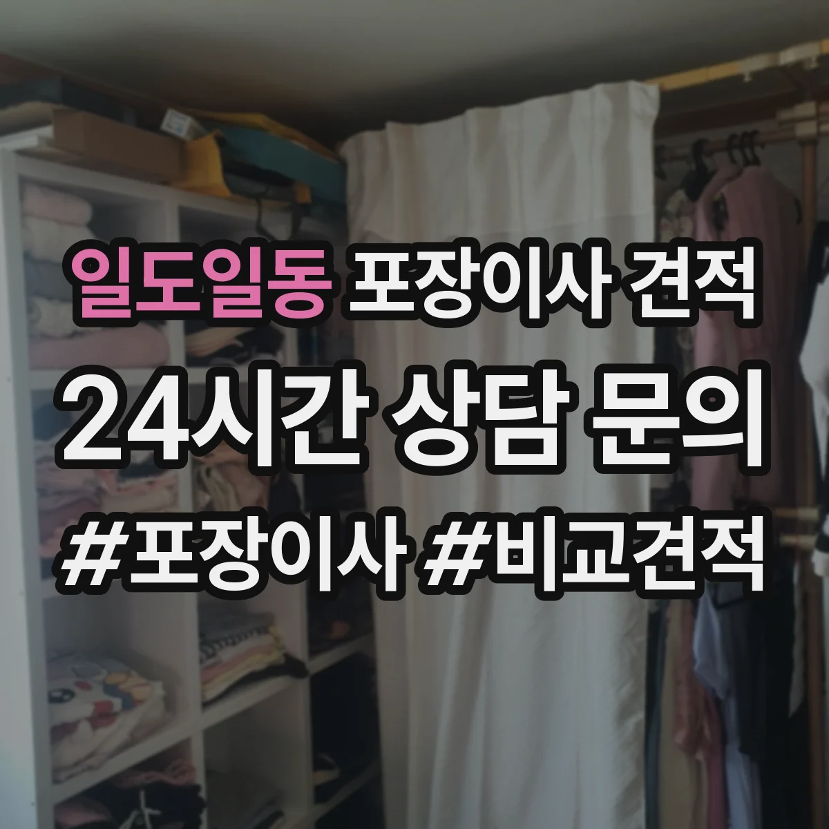 일도일동 포장이사 견적