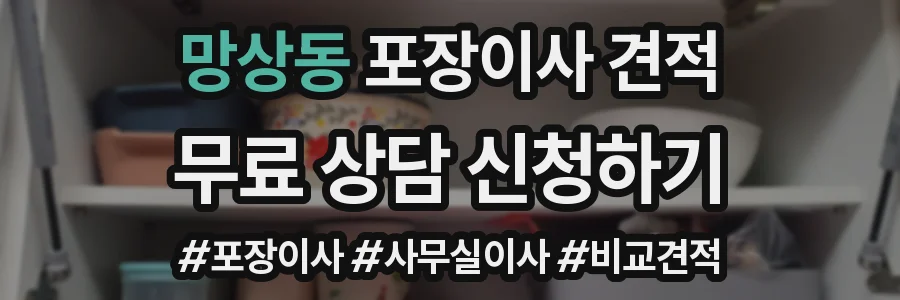 망상동 포장이사 견적