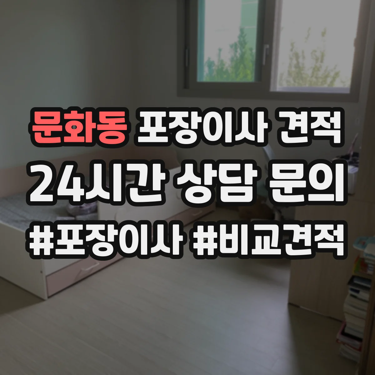 문화동 포장이사 견적