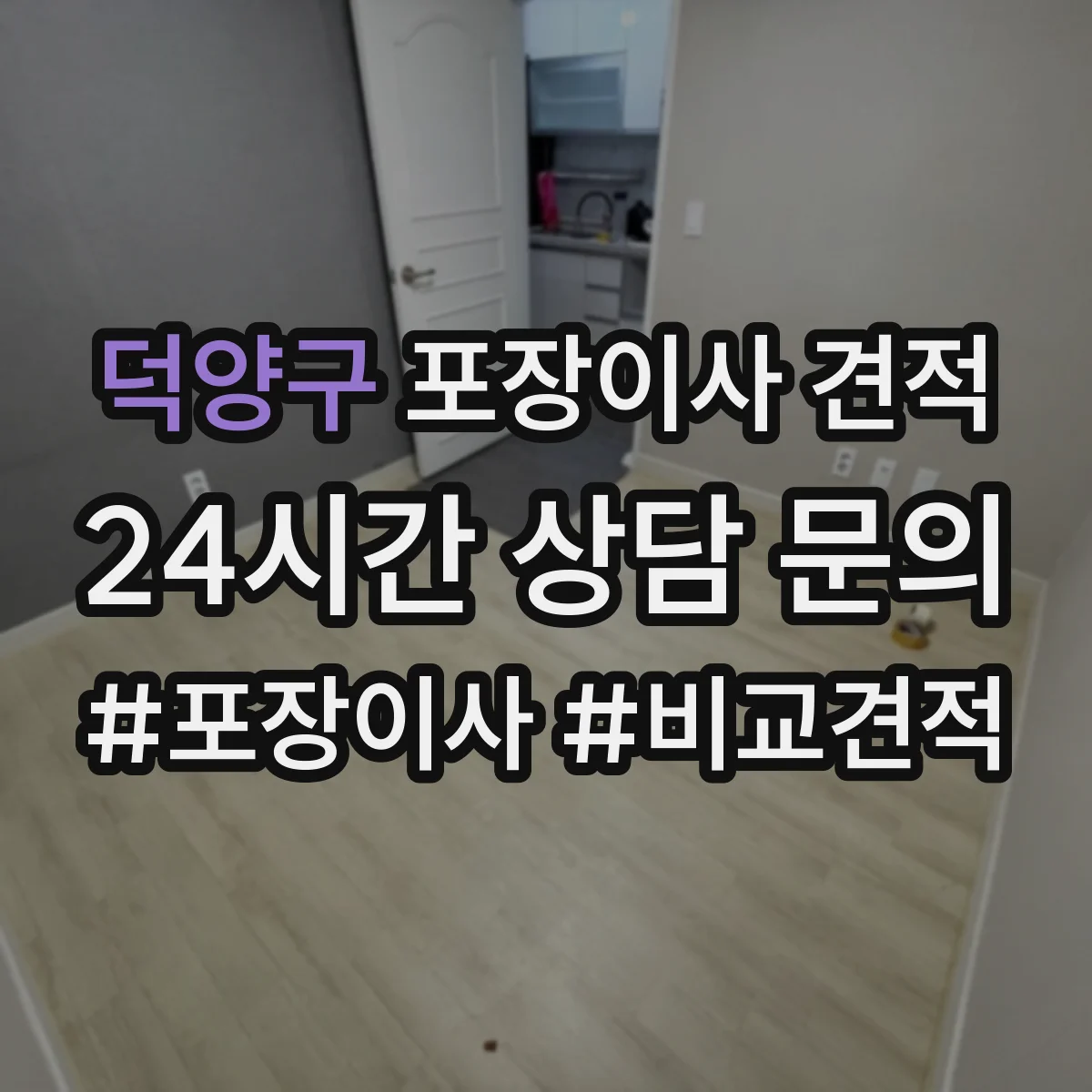 덕양구 포장이사 견적