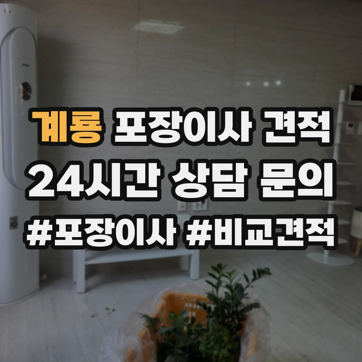 계룡 포장이사 견적 입주일 변동으로 포장 일정이 달라질 때 가격