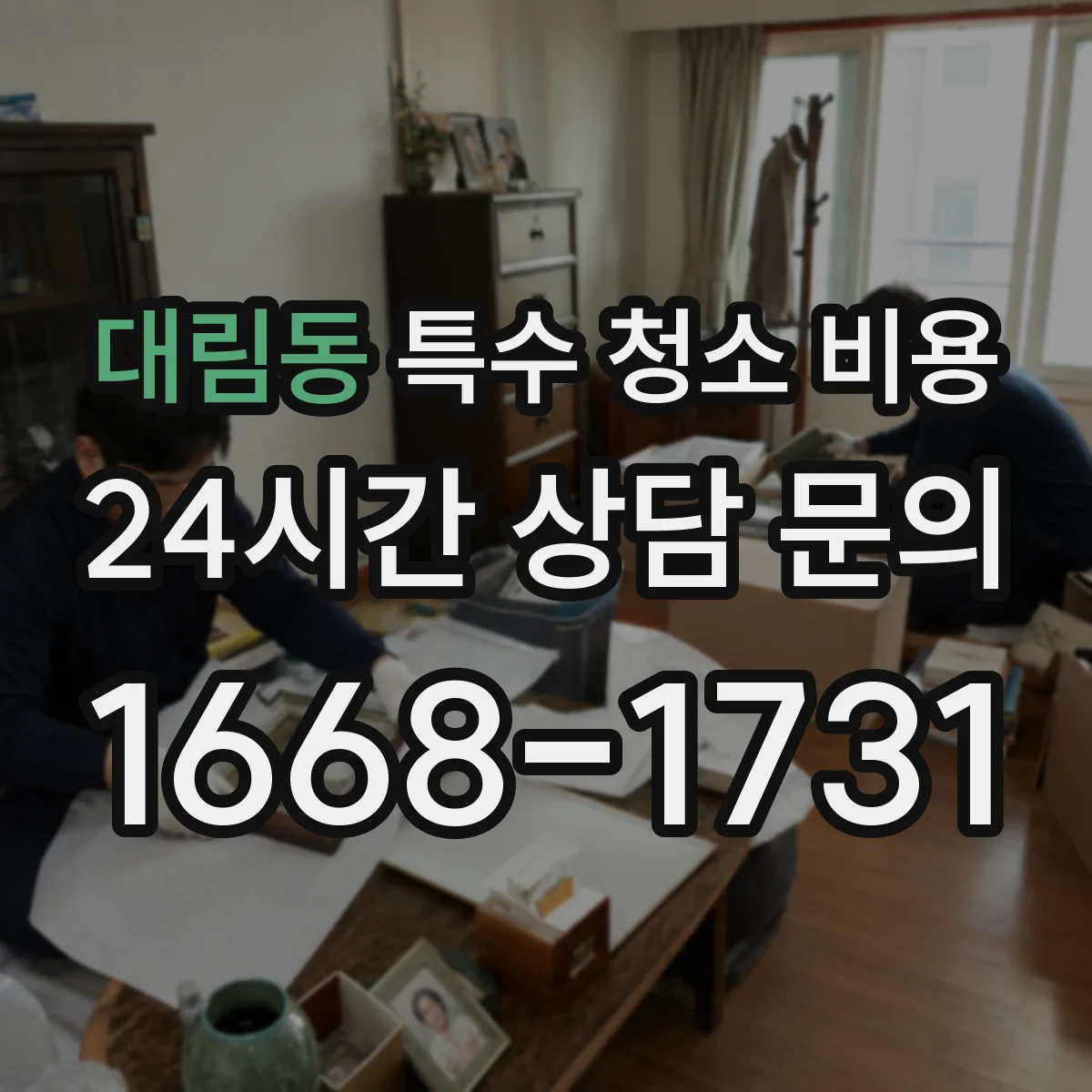 대림동 특수 청소 비용