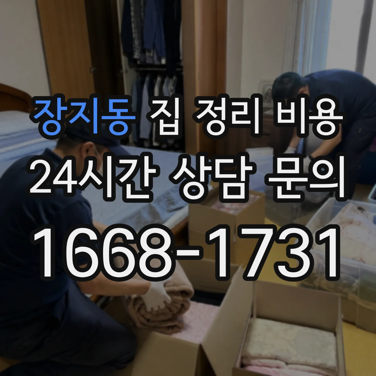 장지동 집 정리 비용