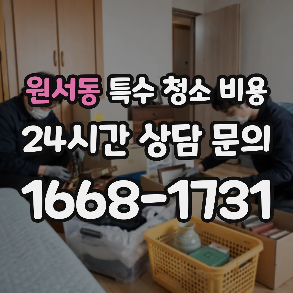 원서동 특수 청소 비용