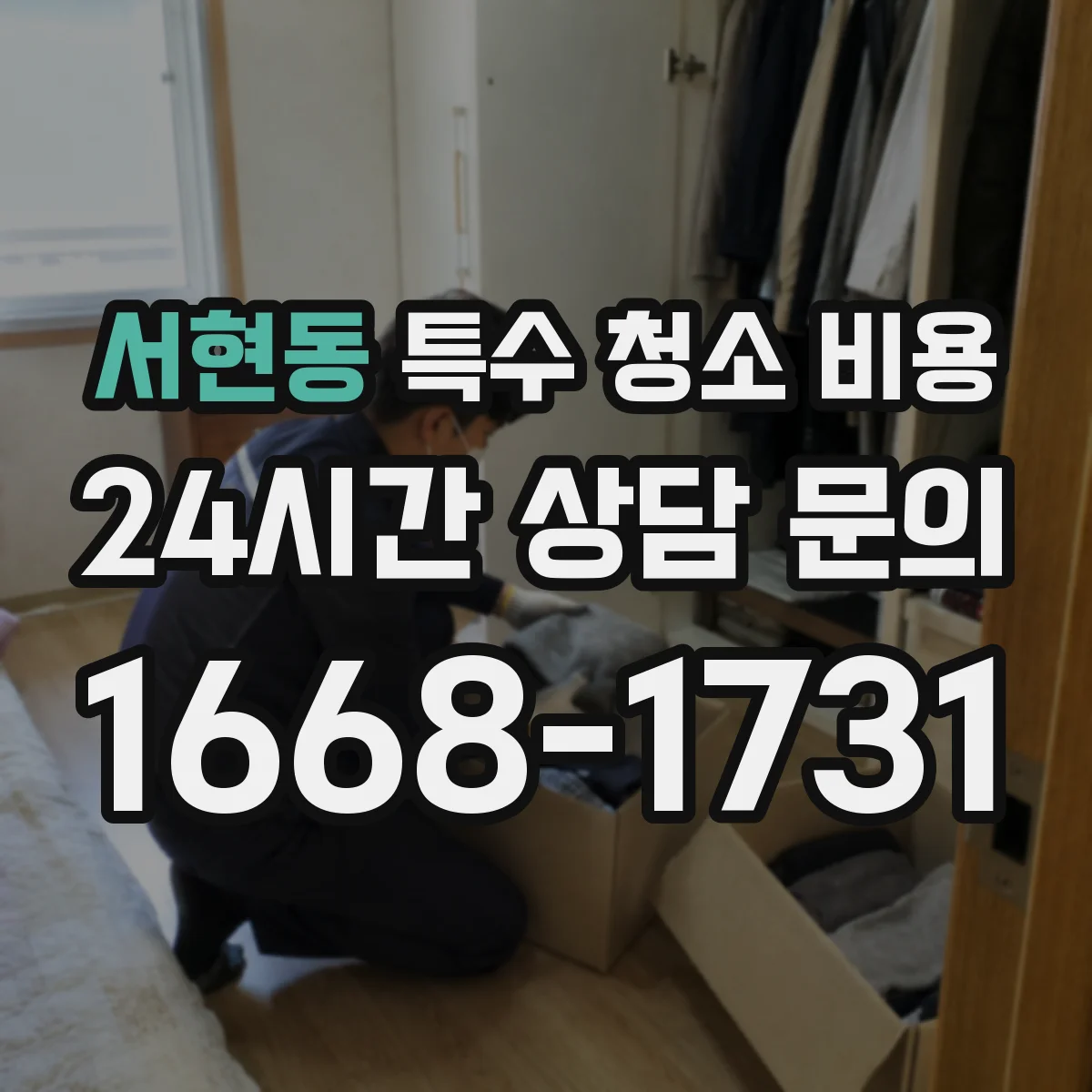 서현동 특수 청소 비용