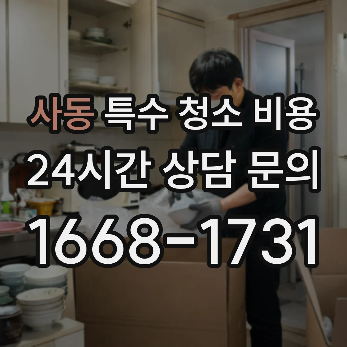 사동 특수 청소 비용