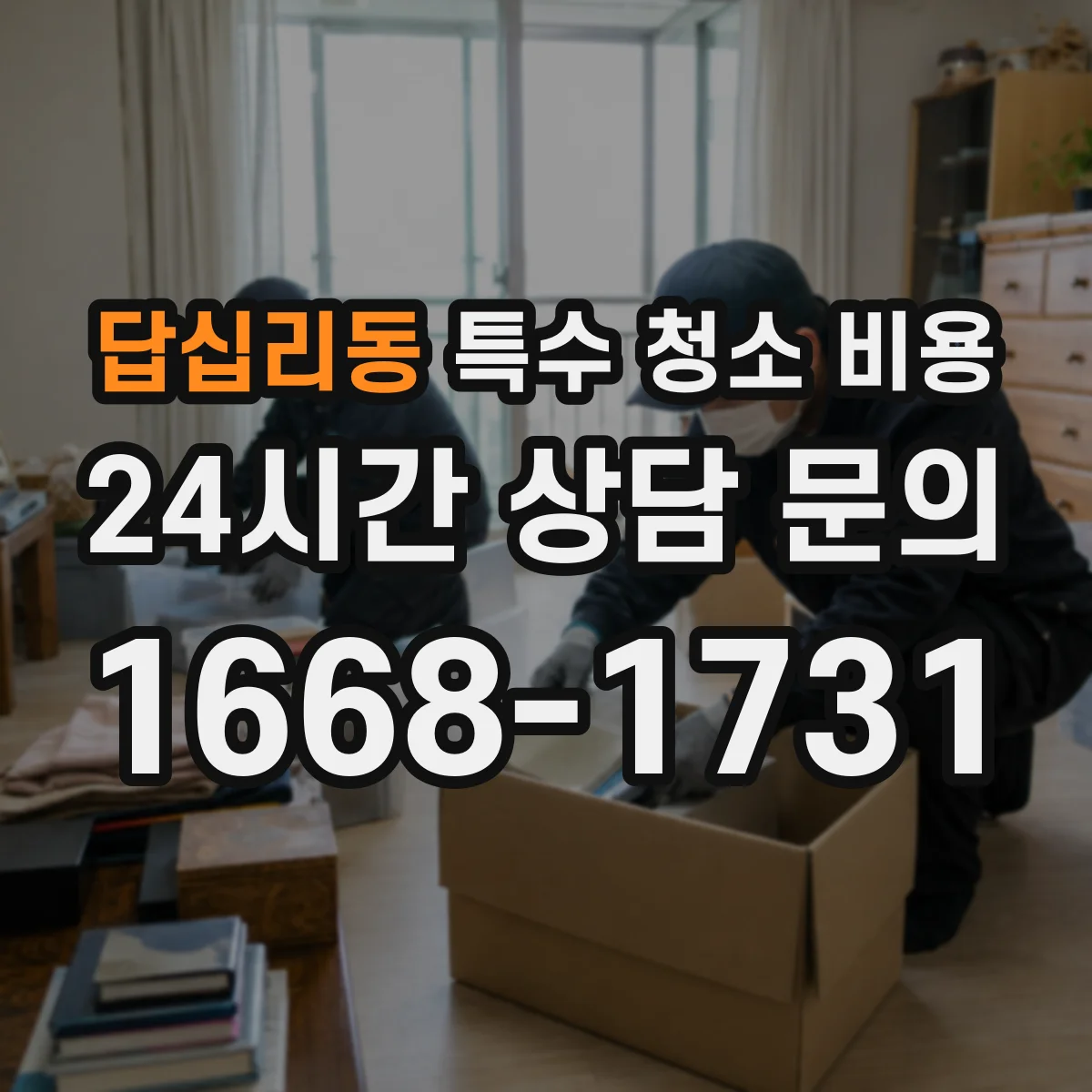 답십리동 특수 청소 비용
