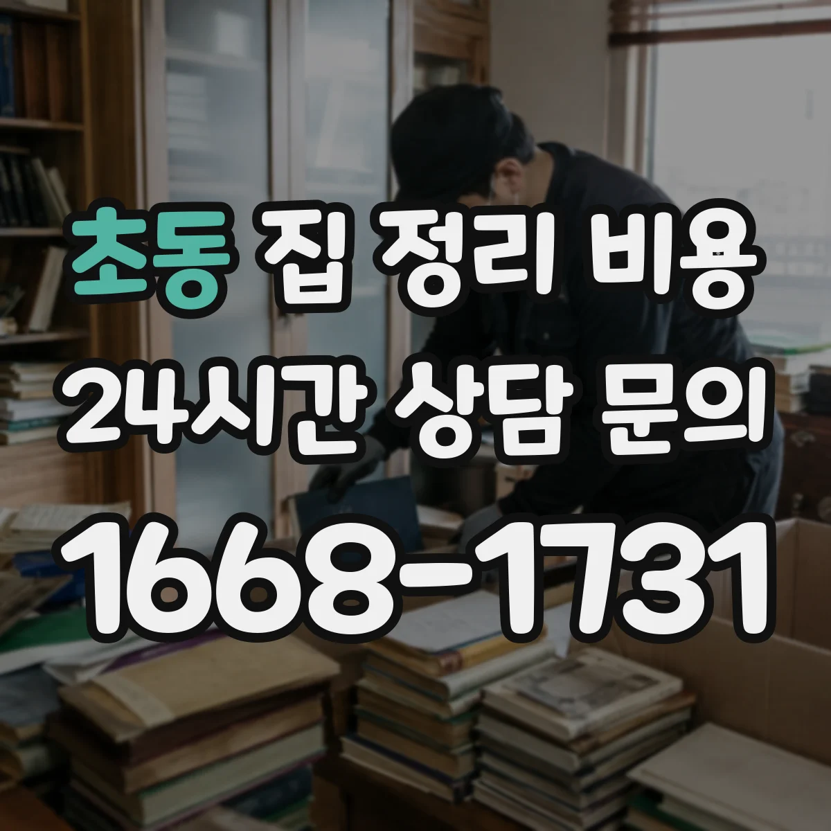 초동 집 정리 비용