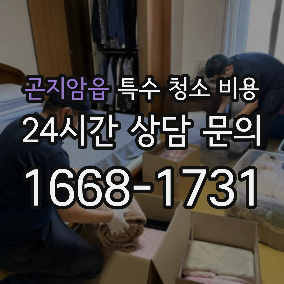 곤지암읍 특수 청소 비용