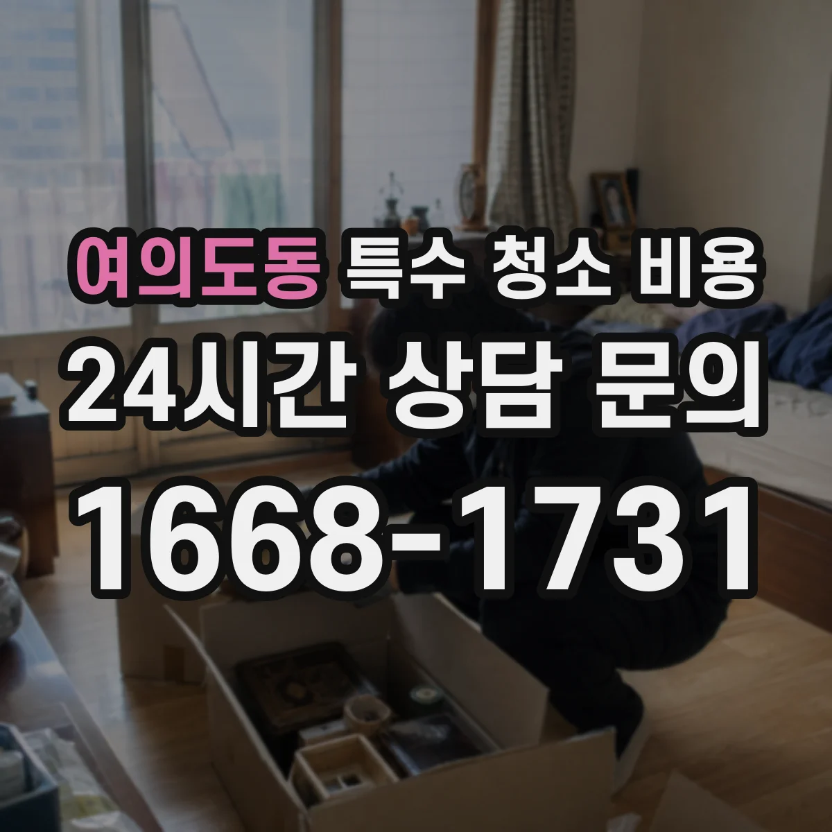 여의도동 특수 청소 비용