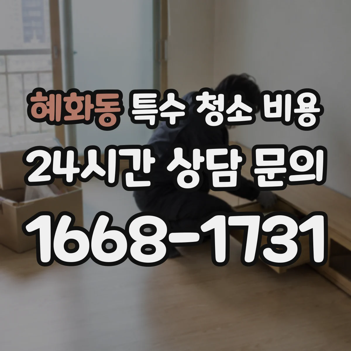 혜화동 특수 청소 비용