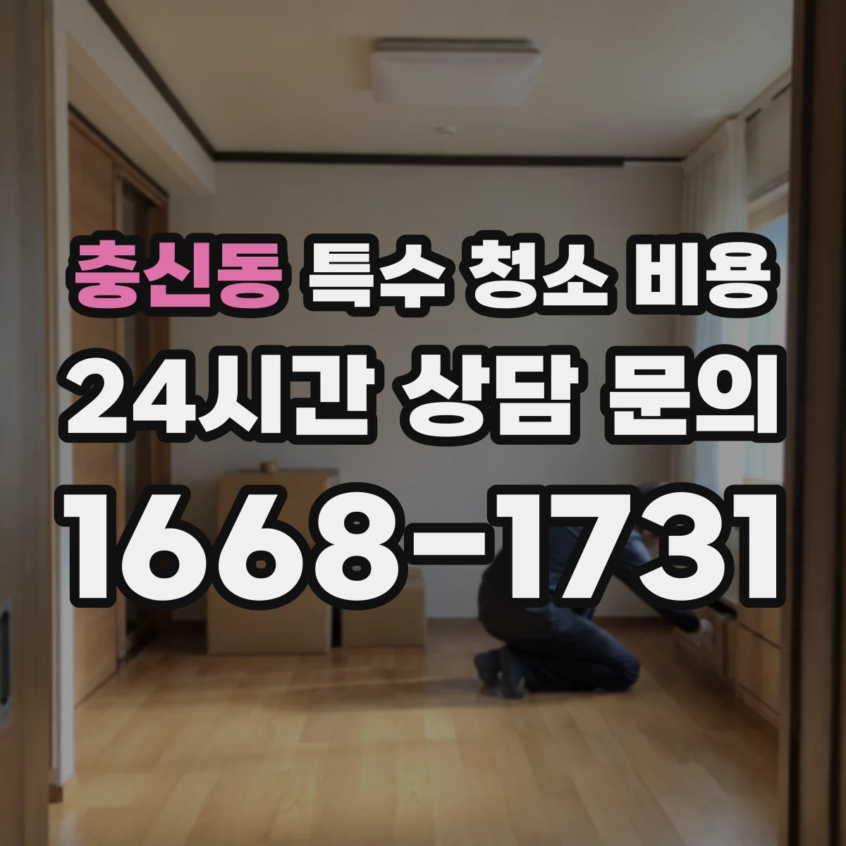 충신동 특수 청소 비용