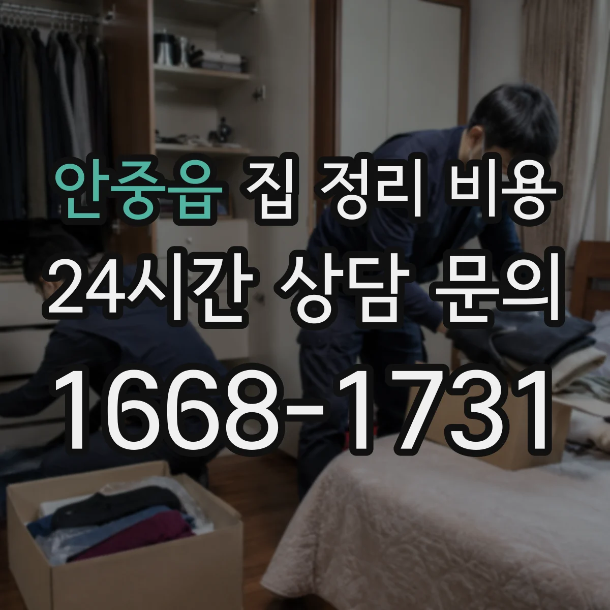 안중읍 집 정리 비용