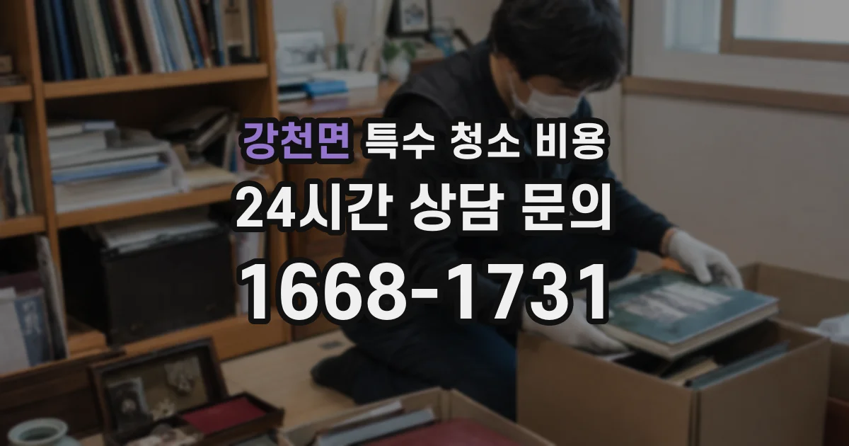 강천면 특수 청소 비용