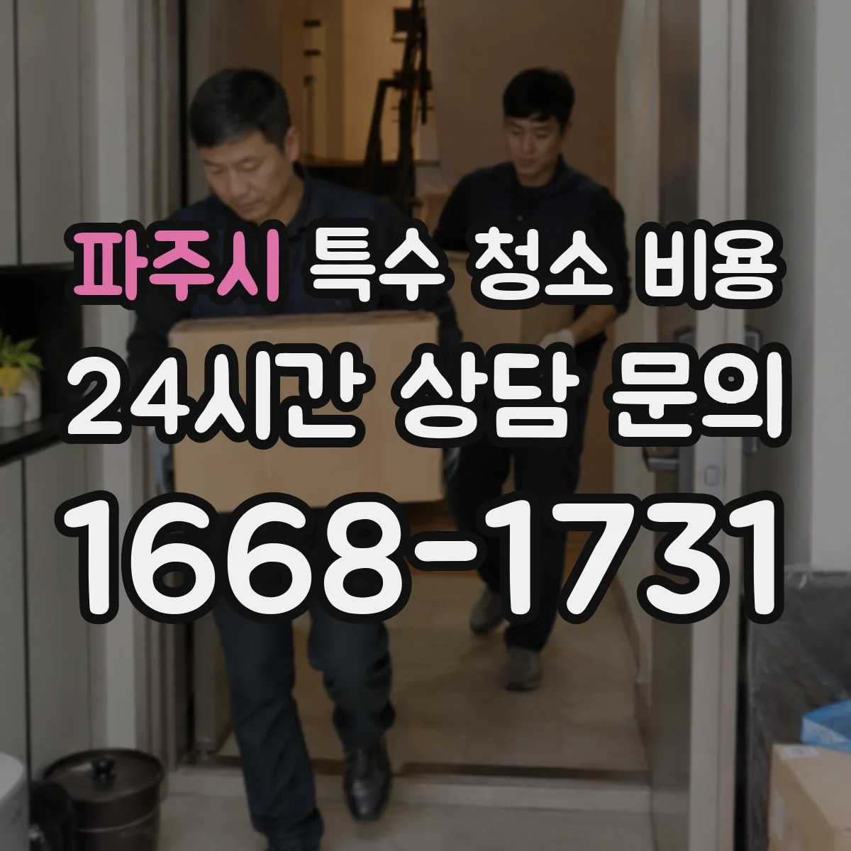 파주시 특수 청소 비용