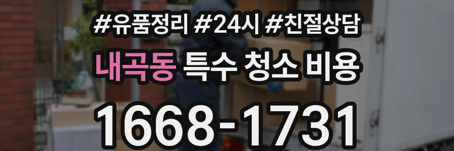 내곡동 특수 청소 비용