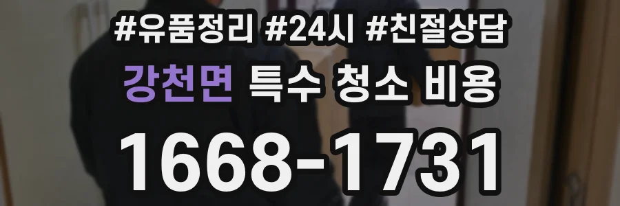 강천면 특수 청소 비용